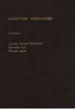 QUANTUM MECHANICS  Volume II