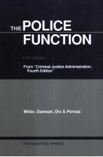 THE POLICE FUNCTION FIFTH EDITION