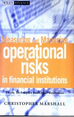 Measuring and Managing  OPERATIONAL RISKS IN FINANCIAL INSTITUTIONS  Tools