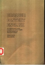 BROADER CONTEXT ENGLISH