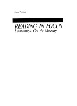 READING IN FOCUS Learning to Get the Message Third Edition A