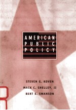 AMERICAN PUBLIC POLICY THE CONTEMPORARY AGENDA