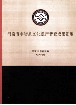 河南省非物质文化遗产普查成果汇编  平顶山市类别卷  民间习俗  2