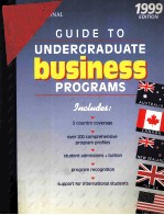 GUIDE TO UNDERGRADUATE BUSINESS PROGRAMS 1999 EDITION