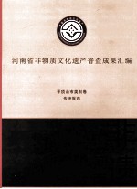 河南省非物质文化遗产普查成果汇编  平顶山市类别卷  传统医药  5