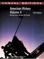 AMERICAN HISTORY VOLUME II 15TH EDITION