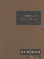 contemporary literary criticism  volume 370