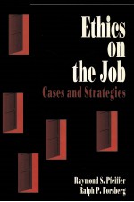 ETHICS ON THE JOB:CASES AND STRATEGIES