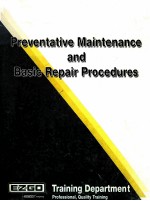 PREVENTATIVE MAINTENANCE AND BASIC REPAIR PROCEDURES