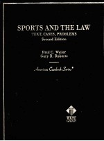 SPORTS AND THE LAW TEXT