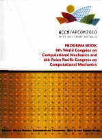 PROGRAM BOOK 9TH WORLD CONGRESS ON COMPUTATIONAL MECHANICS AND 4TH ASIAN PACIFIC CONGRESS ON COMPUTA