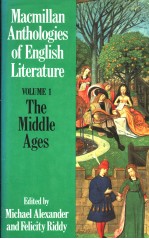 Macmillan Anthologies of English Literature VOLUME 1