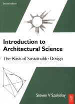 Introduction to architectural science  the basis of sustainable design