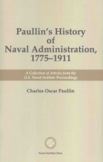 PAULLIN'S HISTORY OF NAVAL ADMINISTRATION