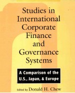 STUDIES IN INTERNATIONAL CORPORATE FINANCE AND GOVERNANCE SYSTEMS