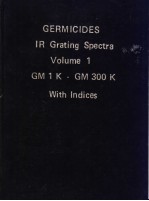 GERMICIDES IR Grating Spectra Volume 1