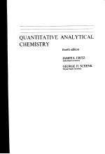 QUANTITATIVE ANALYTICAL CHEMISTRY fourth edition