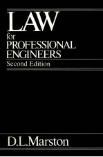 LAW FOR PROFESSIONAL ENGINEERS SECOND EDITION