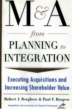 M&A FROM PLANNING TO INTEGRATION