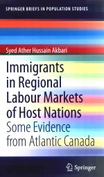 IMMIGRANTS IN REGIONAL LABOUR MARKETS OF HOST NATIONS SOME EVIDENCE FROM ATLANTIC CANADA