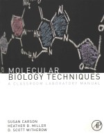 MOLECULAR BIOLOGY TECHNIQUES:A CLASSROOM:LABORATORY MANUAL THIRD EDITION