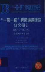 一带一路跨境通道建设研究报告  2017-2018  安全风险研究专辑