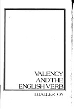 VALENCY AND THE ENGLISH VERB