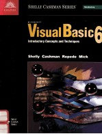 MICROSOFT VISUAL BASIC 6 INTRODUCTORY CONCEPTS AND TECHNIQUES