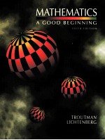 MATHEMATICS A GOOD BEGINNING FIFTH EDITION