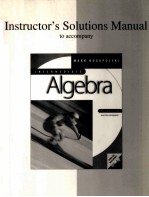 INSTRUCTOR'S SOLUTIONS MANUAL TO ACCOMPANY INTERMEDIATE ALGEBRA THIRD EDITION