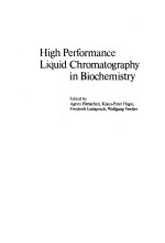 High Performance Liquid Chromatography in Biochemistry