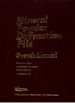 MINERAL POWDER DIFFRACTION FILE SEARCH MANUAL CHEMICAL NAME HANAWALT FINK MINERAL NAME