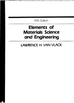 elements of materials science and engineering  fifth edition