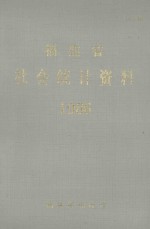 福建省  社会统计资料  1986