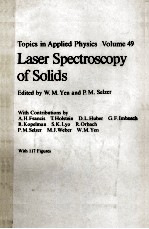 LASER SPECTROSCOPY OF SOLIDS