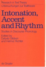 Intonation，Accent and Rhythm