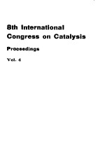 8th International Congress on Catalysis Volume Ⅳ