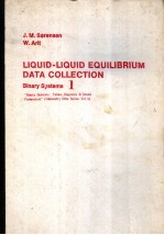 LIQUID-LIQUID EQUILIBRIUM DATA COLLECTION Binary Systems 1 Binary Systems Tables