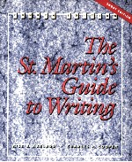 THE ST.MARTIN'S GUIDE TO WRITING SHORT FOURTH EDITION