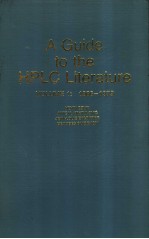 A Guide to the HPLC Literature  VOLUME  1:1966-1979