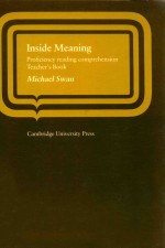 INSIDE MEANING:PROFICIENCY READING COMPREHENSION  TEACHER'S BOOK