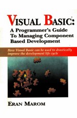 VISUAL BASIC:A PROGRAMMER'S GUIDE TO MANAGING COMPONENT BASED DEVELOPMENT