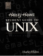 HARLEY HAHN'S STUDENT GUIDE TO UNIX SECOND EDITION