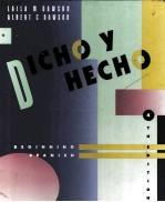 CICHO Y HECHO:BEGINNING SPANISH FOURTH EDITION