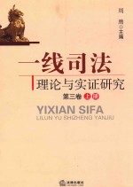 一线司法理论与实证研究  第3卷  上