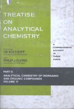 TREATISE ON ANALYTICAL CHEMISTRY PART II VOLUME 17 INDEX：VOLUMES 1-16