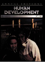 HUMAN DEVELOPMENT 97/98 TWENTY-FIFTH EDITION