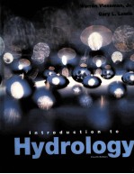 INTRODUCTION TO HYDROLOGY FOURTH EDITION