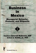 BUSINESS IN MEXICO:MANAGERIAL BEHAVIOR