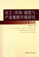 分工·市场·制度与产业集群升级研究  以山东省为例